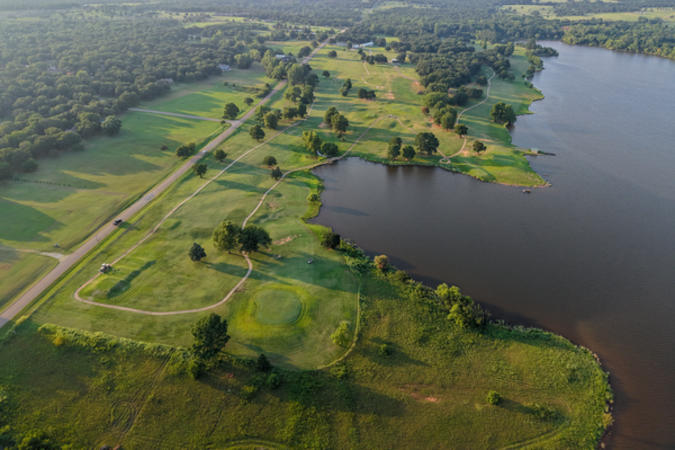 golf course and Chandler Lake